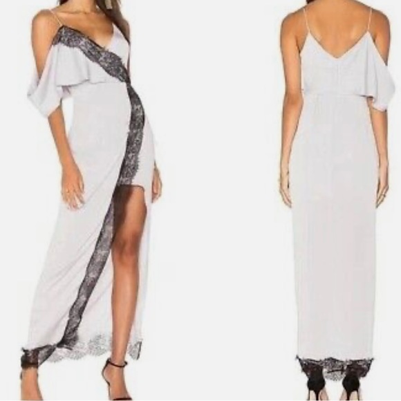 Light Grey Wedding Guest Dress SIZE XXS - Picture 5 of 5